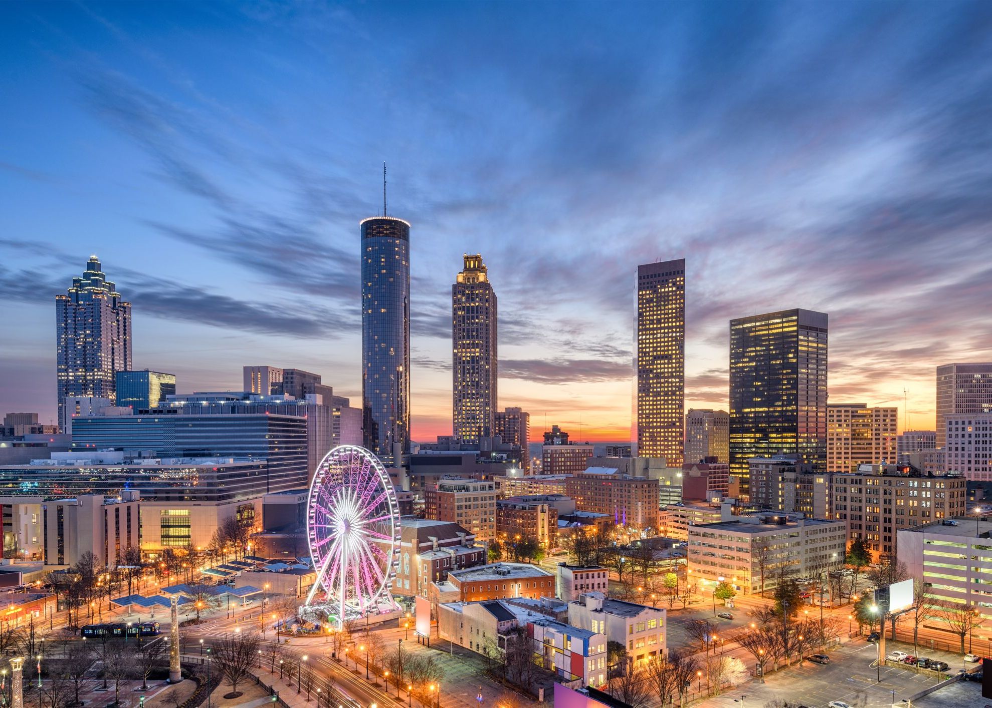 Atlanta, Georgia, USA downtown city skyline.